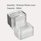 Heavy-Duty Disposable Aluminum Foil Pans with Clear Lids