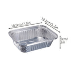 Heavy-Duty Disposable Aluminum Foil Pans with Clear Lids