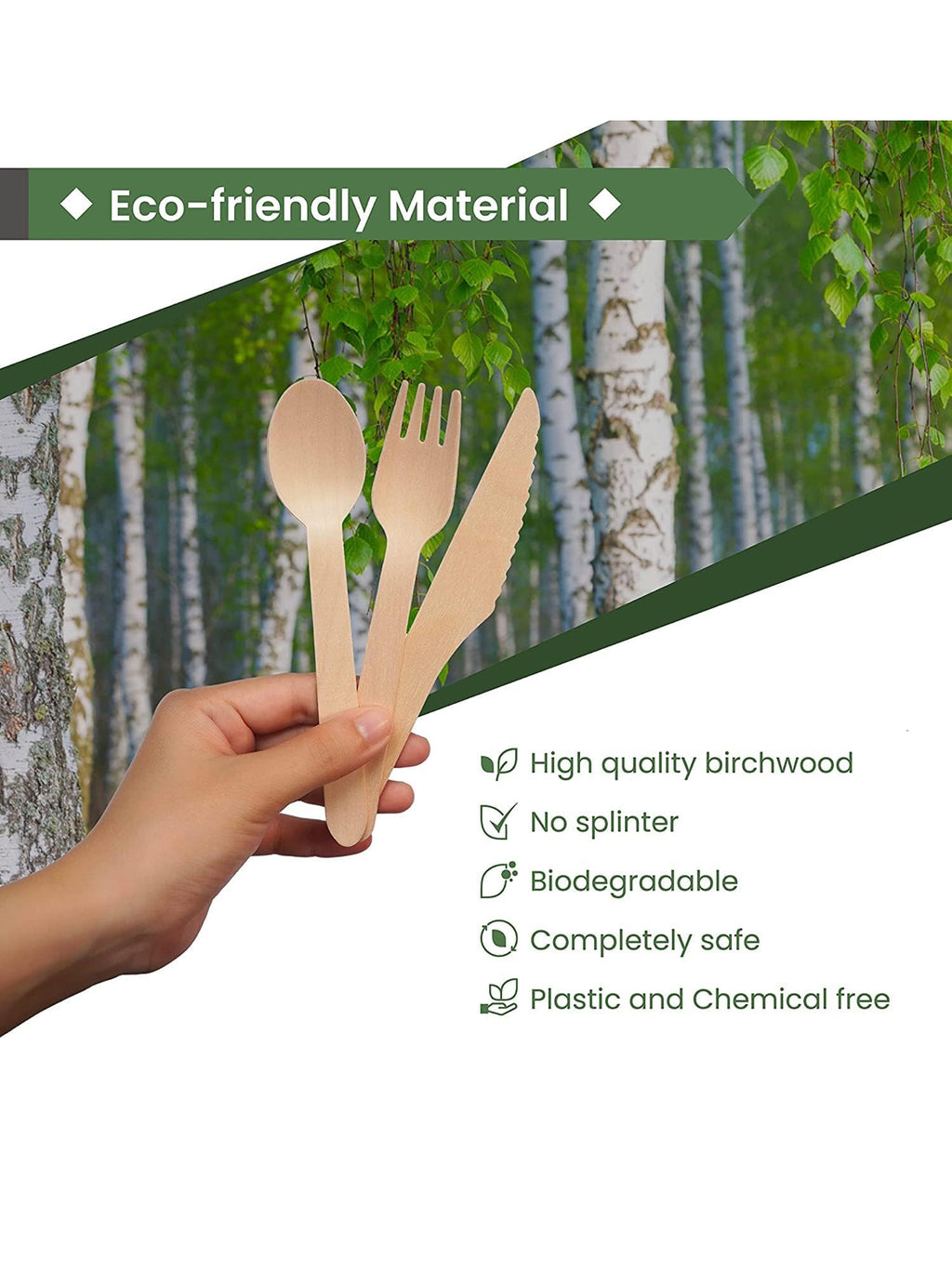 Disposable Wooden Cutlery