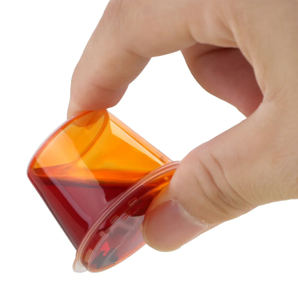 Disposable Sauce Pot 100Pcs Food Small Sauce Container Box Plastic Clear With Lids Kitchen Organizer Chutney Chili Sauce Cups