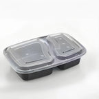 10 Sets Disposable Food Boxes with Lids Microwave Food Storage Boxes Kitchen Refrigerator Storage Containers Durable Stackable