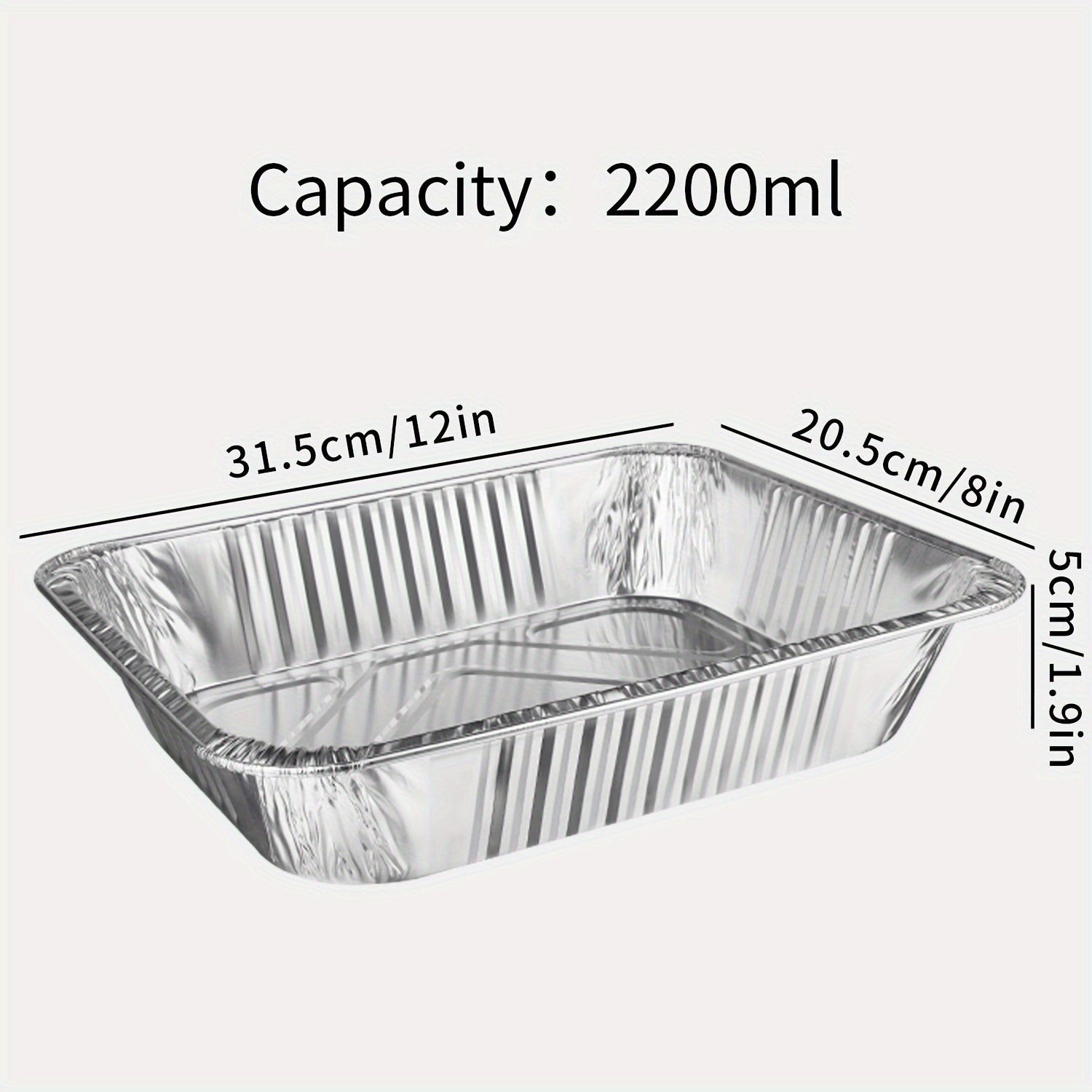 Heavy-Duty Disposable Aluminum Foil Pans with Clear Lids