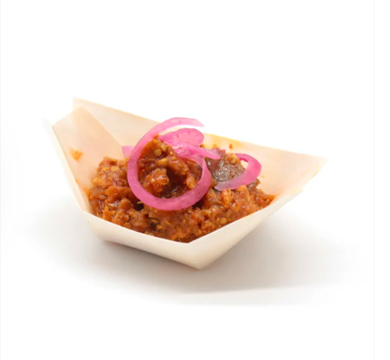 Canape Wooden Food Boats