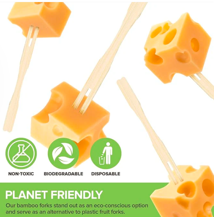 Wooden Bamboo Buffet Forks